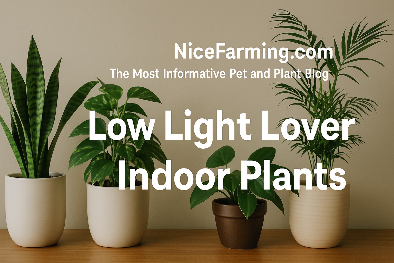 Low Light Lover Indoor Plants